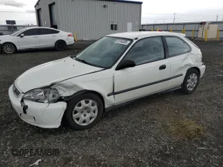 2000 Honda Civic DX z VIN 2HGEJ6440YH100482, wystawiony jako Copart lot #58164305 z przebiegiem 57 818 mil mil oraz Szkoda całkowita • Salvage title. Historia ofert i sprzedaży dostępna na DreamBid. Obrazek 1.