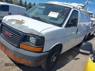 2008 GMC Savana Cargo with VIN 1GTGG25C581185130, listed as a IAAI auction lot 41969370 with 139,437 mi miles and . Bid and sale history available at DreamBid. Image 2.