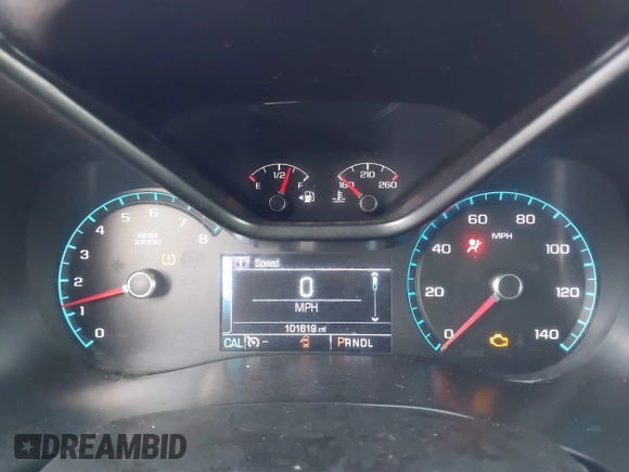 2017 Chevrolet Colorado 2WD LT with VIN 1GCGSCEA1H1257072, listed as a IAAI auction lot 41833029 with 101,619 mi miles and . Bid and sale history available at DreamBid. Image 7.