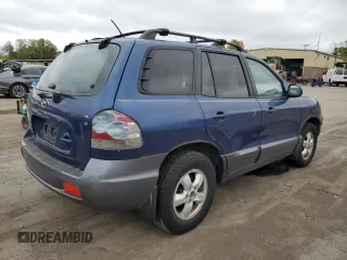2006 Hyundai Santa Fe GLS with VIN KM8SC13D86U101742, listed as a Copart auction lot 72785044 with 137,819 mi miles and Salvage Title. Bid and sale history available at carsss.com. Image 3.