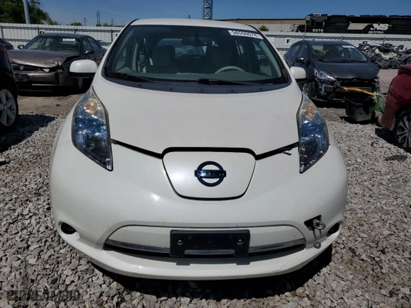 2013 Nissan LEAF S with VIN 1N4AZ0CP6DC406023, listed as a Copart auction lot 56550674 with 0 mi miles and Salvage Title. Bid and sale history available at carsss.com. Image 5.
