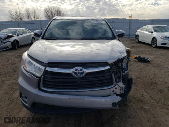 2015 Toyota Highlander Hybrid Limited with VIN 5TDDCRFH8FS011022, listed as a Copart auction lot 79626973 with 106,992 mi miles. Bid and sale history available at carsss.com. Image 5.