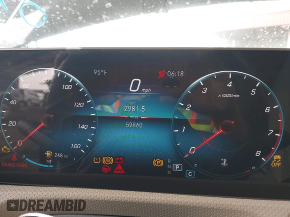 2020 Mercedes-Benz CLA 250 with VIN W1K5J4HB9LN092495, listed as a IAAI auction lot 42381587 with 59,860 mi miles and . Bid and sale history available at DreamBid. Image 7.