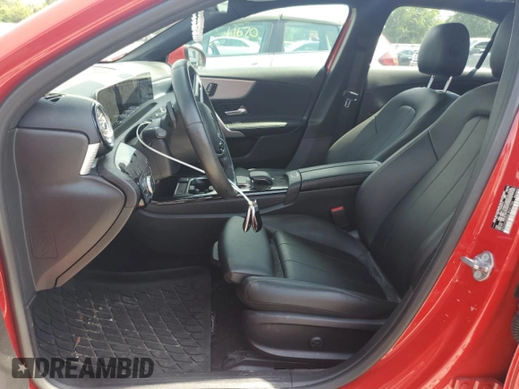 2020 Mercedes-Benz A 220 with VIN WDD3G4EB0LW041746, listed as a Copart auction lot 58965755 with 47,350 mi miles and Clean title. Bid and sale history available at DreamBid. Image 7.