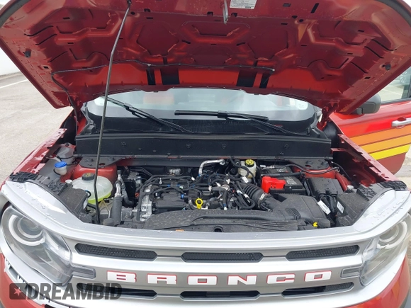2024 Ford Bronco z VIN 3FMCR9K69RRF45079, wystawiony jako IAAI lot #42009210 z przebiegiem 3 267 mil mil oraz . Historia ofert i sprzedaży dostępna na DreamBid. Obrazek 10.