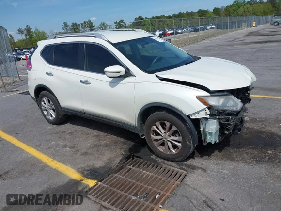2016 Nissan Rogue S with VIN KNMAT2MT7GP604822, listed as a IAAI auction lot 41928614 with 95,596 mi miles and . Bid and sale history available at DreamBid. Image 1.