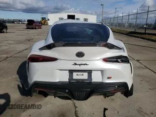 2023 Toyota GR Supra 3.0 with VIN WZ1DB0G01PW055910, listed as a Copart auction lot 44459975 with 0 mi miles and Salvage Title. Bid and sale history available at carsss.com. Image 6.