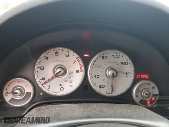 2003 Acura RSX with VIN JH4DC54813C006056, listed as a Copart auction lot 81740484 with 181,090 mi miles and Salvage Title. Bid and sale history available at carsss.com. Image 9.
