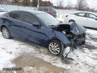 2016 Mazda Mazda3 i Touring with VIN JM1BM1V70G1319590, listed as a IAAI auction lot 41347825 with 23,520 mi miles. Bid and sale history available at carsss.com. Image 1.