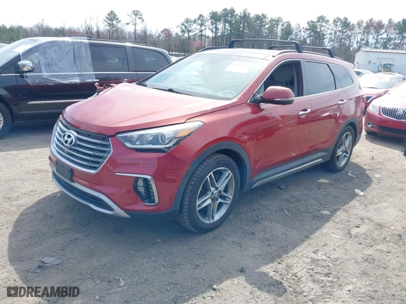2017 Hyundai Santa Fe Limited Ultimate with VIN KM8SRDHF4HU197513, listed as a IAAI auction lot 41757051 with 167,574 mi miles. Bid and sale history available at carsss.com. Image 17.