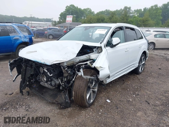 2023 Audi Q7 Premium Plus with VIN WA1LXBF72PD016514, listed as a IAAI auction lot 42422836 with 40,000 mi miles and . Bid and sale history available at DreamBid. Image 6.