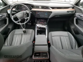 2019 Audi e-tron Premium Plus with VIN WA1LAAGE7KB024699, listed as a Copart auction lot 53759883 with 19,340 mi miles. Bid and sale history available at carsss.com. Image 8.