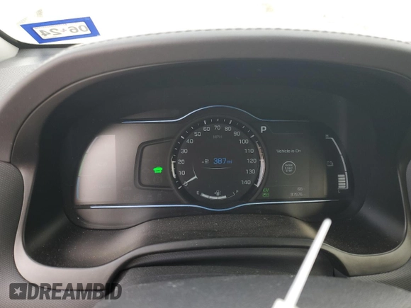 2018 Hyundai Ioniq Limited with VIN KMHC85LCXJU090806, listed as a Copart auction lot 52827895 with 87,976 mi miles and Salvage title. Bid and sale history available at DreamBid. Image 9.