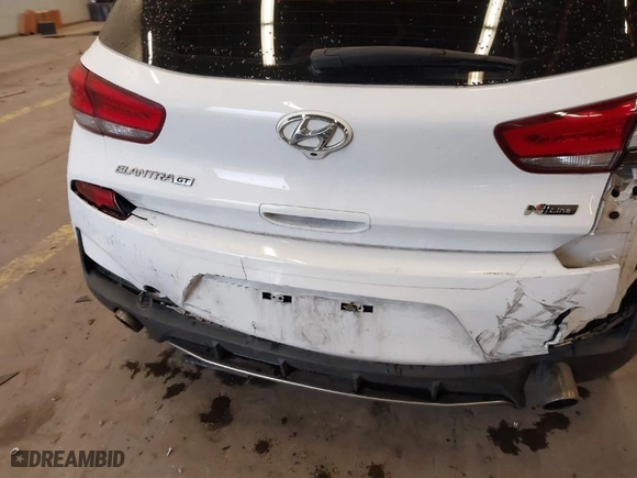 2020 Hyundai Elantra GT N Line with VIN KMHH55LC9LU127717, listed as a IAAI auction lot 41635321 with 71,667 mi miles. Bid and sale history available at carsss.com. Image 19.