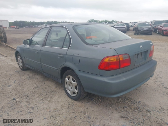 2000 Honda Civic EX with VIN 2HGEJ8648YH601225, listed as a IAAI auction lot 41945291 with 112,853 mi miles. Bid and sale history available at carsss.com. Image 3.
