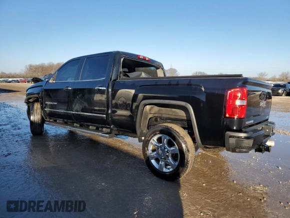 2019 GMC Sierra 2500HD Denali with VIN 1GT12SEY9KF197680, listed as a Copart auction lot 43389545 with 0 mi miles and Non Repairable. Bid and sale history available at carsss.com. Image 2.