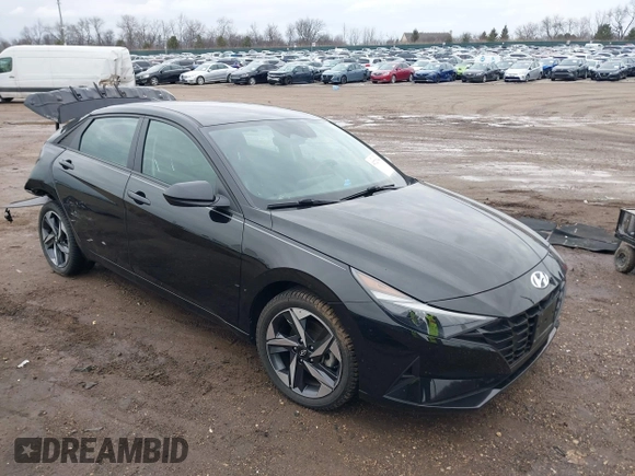 2023 Hyundai Elantra SEL with VIN 5NPLS4AG4PH105597, listed as a IAAI auction lot 41723764 with 33,967 mi miles and . Bid and sale history available at DreamBid. Image 1.