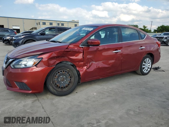 2017 Nissan Sentra SV z VIN 3N1AB7AP3HY263719, wystawiony jako Copart lot #55816355 z przebiegiem 124 585 mil mil oraz Szkoda całkowita • Salvage title. Historia ofert i sprzedaży dostępna na DreamBid. Obrazek 1.