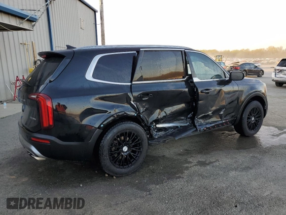 2020 Kia Telluride EX with VIN 5XYP34HC5LG016804, listed as a Copart auction lot 50555835 with 161,853 mi miles and Salvage Title. Bid and sale history available at DreamBid. Image 3.