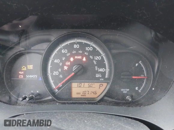 2015 Toyota Yaris L with VIN VNKKTUD38FA043393, listed as a IAAI auction lot 41573010 with 107,146 mi miles and . Bid and sale history available at DreamBid. Image 7.
