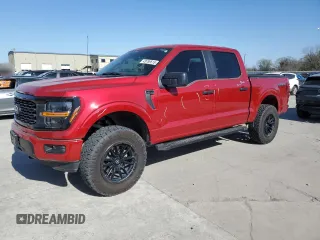 2024 Ford F-150 STX with VIN 1FTFW2L52RKD06114, listed as a Copart auction lot 49789615 with 21,306 mi miles and Salvage Title. Bid and sale history available at carsss.com. Image 1.