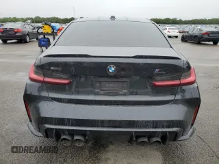 2024 BMW M3 Competition xDrive with VIN WBS43AY0XRFT17144, listed as a Copart auction lot 60822865 with 34,710 mi miles and Salvage title. Bid and sale history available at DreamBid. Image 6.