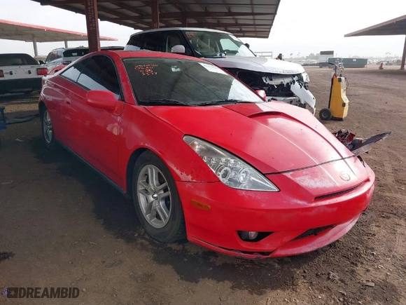2003 Toyota Celica GT with VIN JTDDR32T930163377, listed as a IAAI auction lot 41275229 with 146,034 mi miles. Bid and sale history available at carsss.com. Image 1.