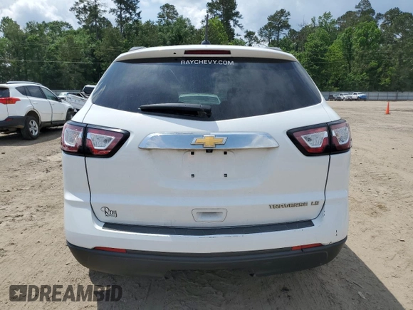 2016 Chevrolet Traverse LS with VIN 1GNKRFKD5GJ267762, listed as a Copart auction lot 55093425 with 191,965 mi miles and Salvage Title. Bid and sale history available at carsss.com. Image 6.