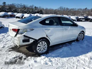 2018 Hyundai Accent SEL with VIN 3KPC24A3XJE035404, listed as a Copart auction lot 87393244 with 47,280 mi miles and Salvage Title. Bid and sale history available at carsss.com. Image 3.