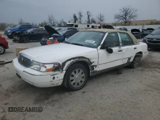 2005 Mercury Grand Marquis LS Premium z VIN 2MEFM75W05X629575, wystawiony jako Copart lot #50233185 z przebiegiem 84 836 mil mil oraz Szkody całkowita. Historia ofert i sprzedaży dostępna na DreamBid. Obrazek 1.