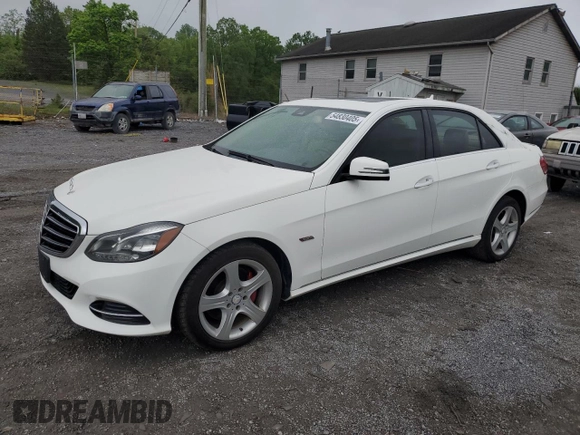2014 Mercedes-Benz E 350 Luxury with VIN WDDHF8JB1EA814827, listed as a Copart auction lot 54830405 with 120,332 mi miles and Clean Title. Bid and sale history available at DreamBid. Image 1.