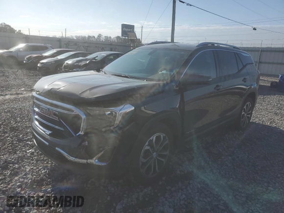 2019 GMC Terrain SLT with VIN 3GKALPEX6KL199253, listed as a Copart auction lot 45329885 with 59,557 mi miles and Salvage Title. Bid and sale history available at DreamBid. Image 1.