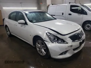 2015 Infiniti Q40 with VIN JN1CV6AP4FM580404, listed as a Copart auction lot 76910994 with 52,361 mi miles and Salvage Title. Bid and sale history available at carsss.com. Image 4.