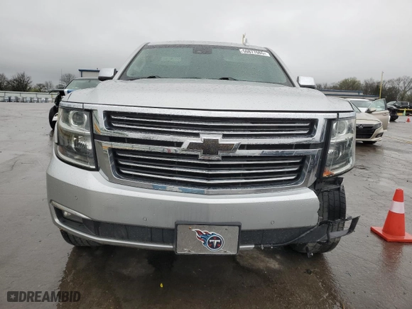 2015 Chevrolet Suburban LTZ with VIN 1GNSCKKCXFR587516, listed as a Copart auction lot 50877665 with 193,618 mi miles and Salvage Title. Bid and sale history available at carsss.com. Image 5.