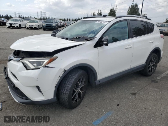 2016 Toyota RAV4 SE with VIN 2T3NFREV4GW263191, listed as a Copart auction lot 54722135 with Not provided miles and Salvage title. Bid and sale history available at DreamBid. Image 1.