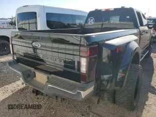 2022 Ford F-350 XL with VIN 1FT8W3DT9NEC09111, listed as a Copart auction lot 52178455 with 128,690 mi miles and Salvage title. Bid and sale history available at DreamBid. Image 6.