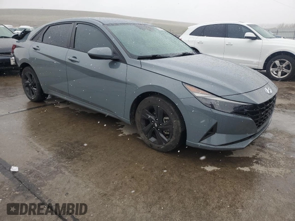 2023 Hyundai Elantra SEL with VIN KMHLM4AG9PU384184, listed as a Copart auction lot 52144415 with 52,651 mi miles and Salvage Title. Bid and sale history available at DreamBid. Image 4.