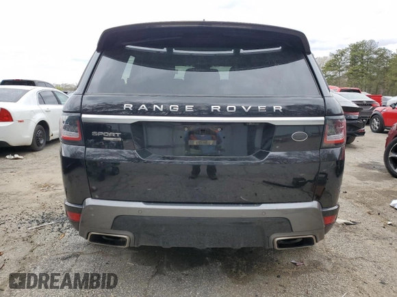 2019 Land Rover Range Rover Sport HSE with VIN SALWR2RV9KA420677, listed as a Copart auction lot 49412085 with 137,840 mi miles and Salvage Title. Bid and sale history available at DreamBid. Image 6.