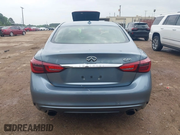 2018 Infiniti Q50 3.0t LUXE with VIN JN1EV7AP4JM357903, listed as a IAAI auction lot 41919730 with 130,858 mi miles. Bid and sale history available at carsss.com. Image 16.