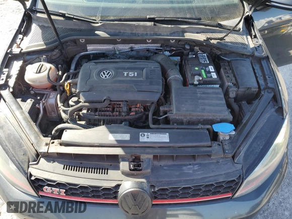 2017 Volkswagen GTI S z VIN 3VW547AU6HM048290, wystawiony jako Copart lot #55646065 z przebiegiem 83 581 mil mil oraz Szkoda całkowita • Salvage title. Historia ofert i sprzedaży dostępna na DreamBid. Obrazek 11.