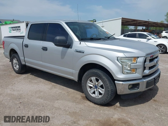 2015 Ford F-150 XL with VIN 1FTEW1CF3FKD17617, listed as a IAAI auction lot 41976415 with 216,415 mi miles and . Bid and sale history available at DreamBid. Image 1.