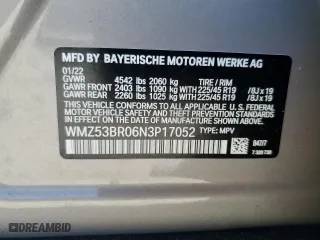 2022 MINI Countryman Cooper S with VIN WMZ53BR06N3P17052, listed as a Copart auction lot 72132864 with 34,273 mi miles and Salvage Title. Bid and sale history available at carsss.com. Image 13.