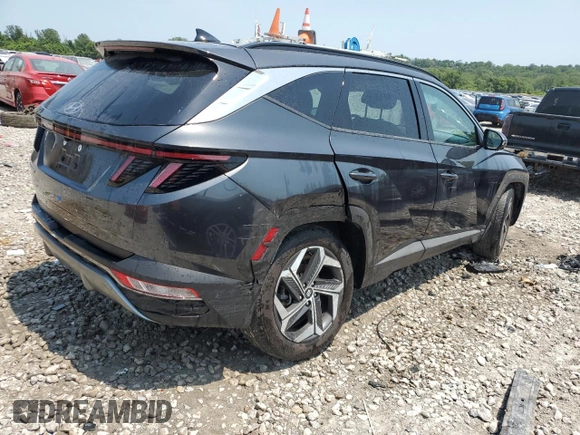 2023 Hyundai Tucson Limited with VIN 5NMJE3AE6PH213403, listed as a Copart auction lot 63034154 with 18,059 mi miles and Salvage Title. Bid and sale history available at carsss.com. Image 3.