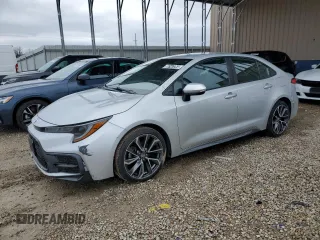 2021 Toyota Corolla SE with VIN 5YFS4MCE7MP065113, listed as a Copart auction lot 86147264 with 51,769 mi miles and Clean Title. Bid and sale history available at carsss.com. Image 1.