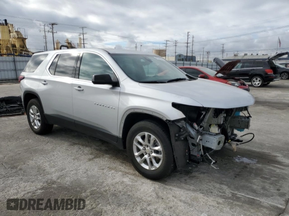 2022 Chevrolet Traverse LS with VIN 1GNEVFKWXNJ133045, listed as a Copart auction lot 45337934 with 40,186 mi miles. Bid and sale history available at carsss.com. Image 4.