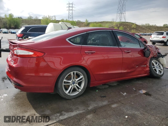 2015 Ford Fusion Titanium Hybrid with VIN 3FA6P0RUXFR247357, listed as a Copart auction lot 55943975 with 112,278 mi miles and Salvage title. Bid and sale history available at DreamBid. Image 3.