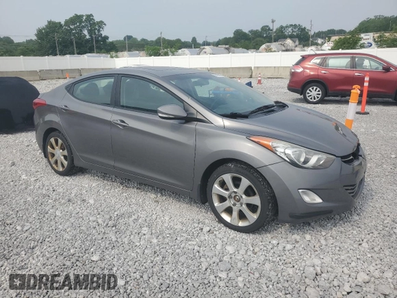 2012 Hyundai Elantra Limited z VIN 5NPDH4AE1CH118772, wystawiony jako Copart lot #60036395 z przebiegiem 158 847 mil mil oraz Czysty tytuł • Clean title. Historia ofert i sprzedaży dostępna na DreamBid. Obrazek 4.