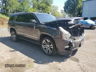 2018 GMC Yukon Denali with VIN 1GKS2CKJ7JR179097, listed as a Copart auction lot 65645904 with 0 mi miles and Salvage Title. Bid and sale history available at carsss.com. Image 4.