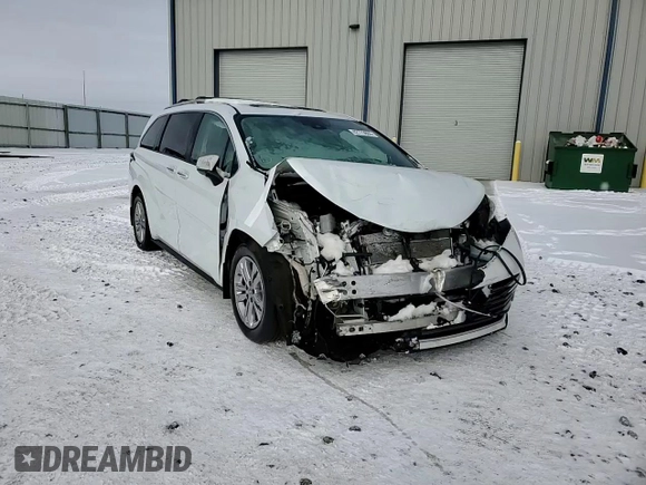 2023 Toyota Sienna Platinum with VIN 5TDESKFC4PS082853, listed as a Copart auction lot 42773605 with 23,693 mi miles and Salvage Title. Bid and sale history available at DreamBid. Image 12.