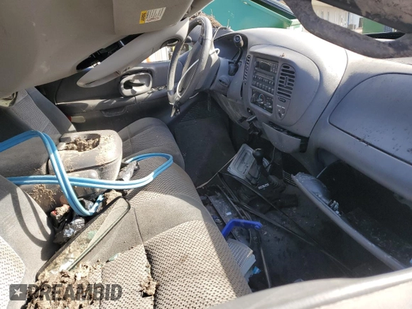 2001 Ford F-150 XL with VIN 2FTRF18W41CA92745, listed as a Copart auction lot 50587515 with Not provided miles and Salvage title. Bid and sale history available at DreamBid. Image 7.